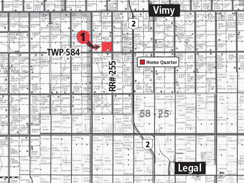 Home quarter for sale in Vimy, AB Ritchie Bros. Auctioneers